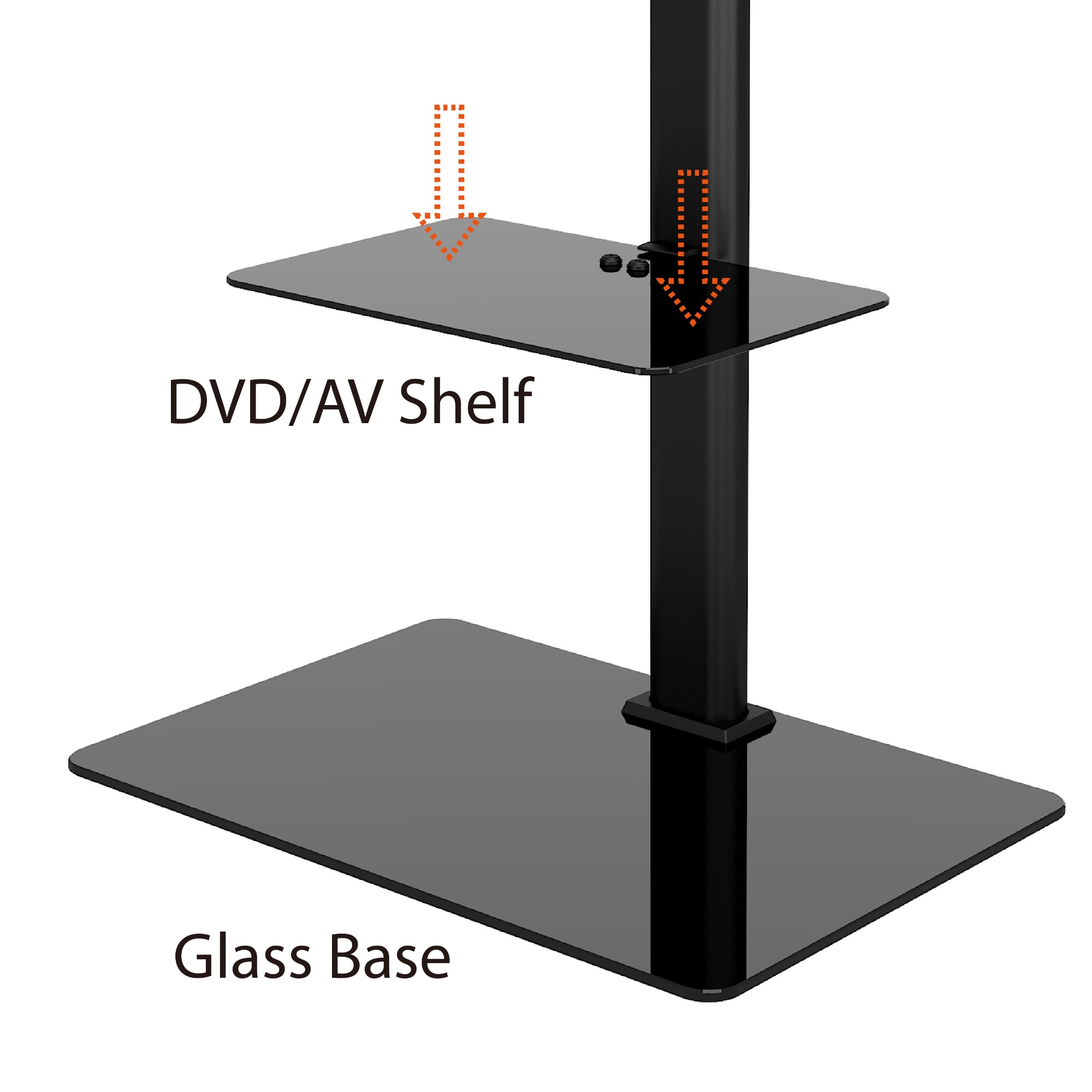Floating Floor Tv Mount Z2-1